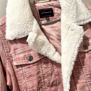 Womens Lucky Brand corduroy and quilted jacket/coat. (Size XL) NWOT